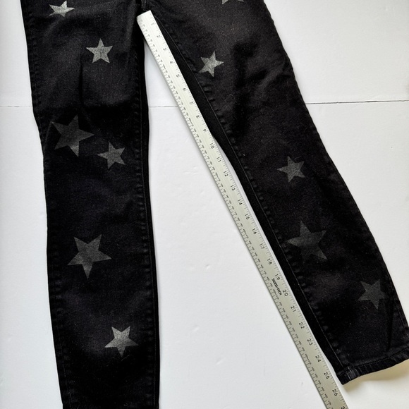 Current Elliott High Waist Vineland Star Black Gray Skinny Jeans Denim Sz 26 - Picture 11 of 16